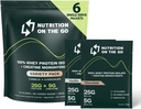 Näring på Go Whey Protein Isolate Packets med Kreatin - 25g Protein + 5g Kreatin - Single-Serve Travel Protein Powder - Variety Pack (Vanilla & Chocolate) (6-Pack)