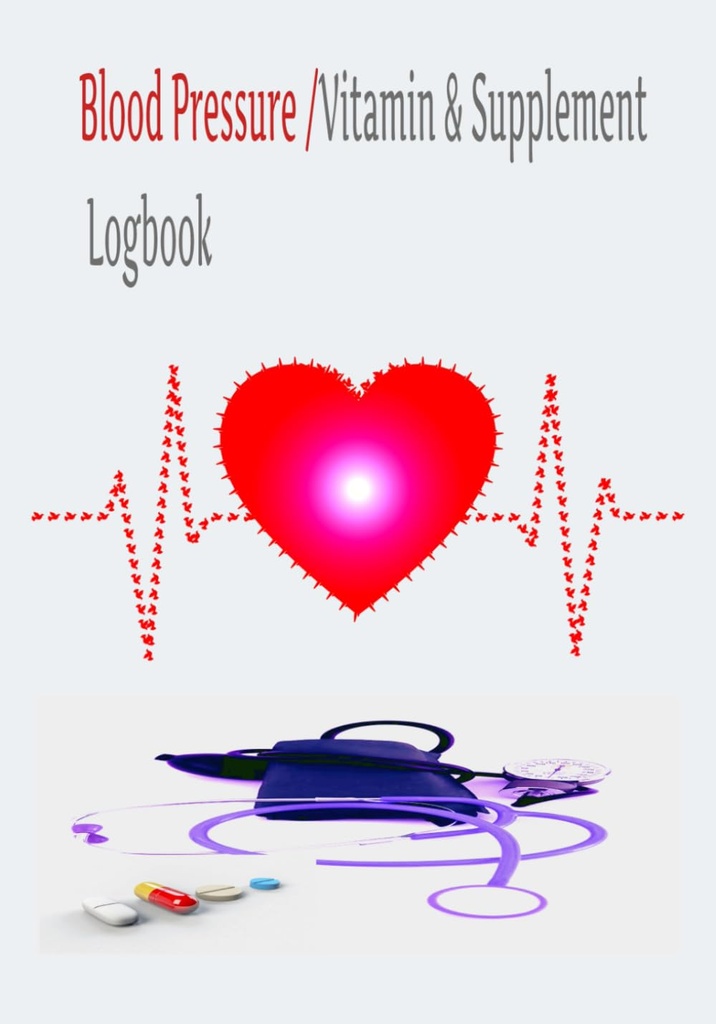 Blodtryck/Vitamin & Supplement Logbook