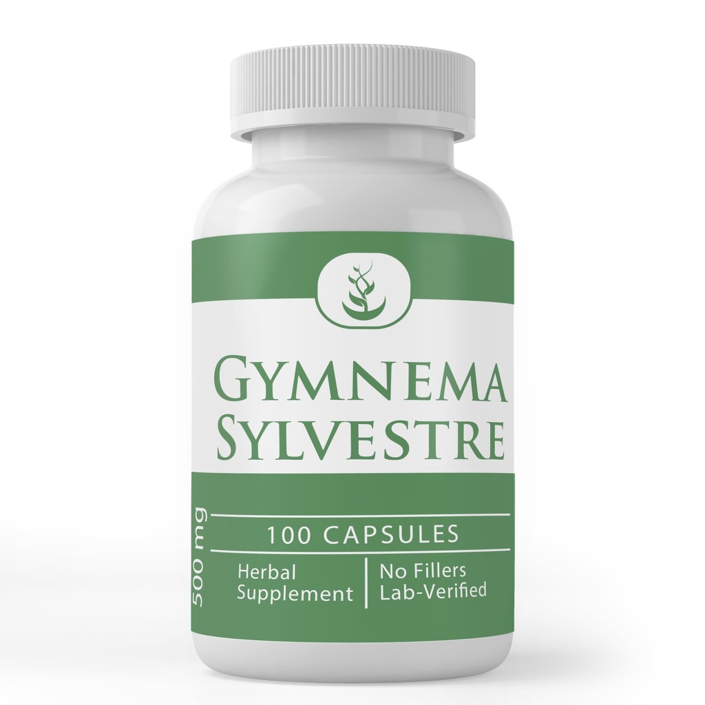PURE ORIGINAL INGREDIENTS Gymnema Sylvestre (100 kapslar), Alltid ren, inga tillsatser eller fillers, Lab Verified
