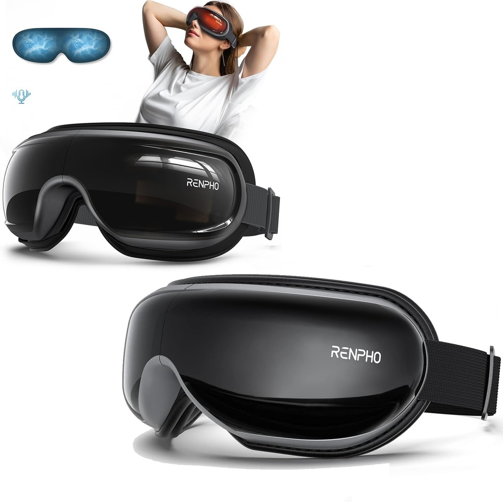 RENPHO julklappar, Eyeris 3 Eye Massager med värme och kylning & Eyeris 1 Eye Massager med värme
