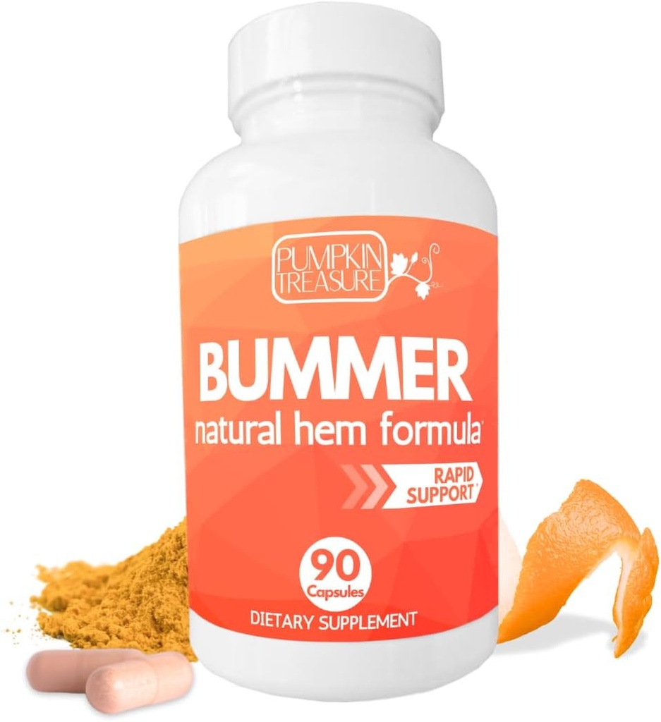 Fast-Acting Hemorrhoid Pills - Internal Relief Supplement for Pain, Swelling & Bleeding - Natural Vein Support Formel - 90 Day Supply - Tillverkad i USA