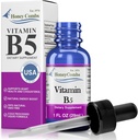Vitamin B5 Pantothenic Acid Liquid Drops - Tillverkad i USA - 500% DV per portion - 36 portioner per behållare - Bra för män, kvinnor, barn - Vegan Liquid Vitamins - Bulk Sizes Också tillgänglig