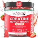 140 greve kreatinmonohydrat Gummies, 5000mg kreatinmonohydrater inga socker gummies för kvinnor och män med L-Taurin, vitamin B12 för muskelstyrka, muskelåterhämtning, glutt byggare, energiökning