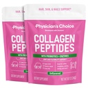 Collagen Peptides Powder - Hydrolyzed Protein(Type I & III) - Digestive Enzymes - Keto Collagen Powder for Women & Men - Hair, Skin, Joints & Workout Recovery Aid - Grass Fed, Non-GMO - Two-pack