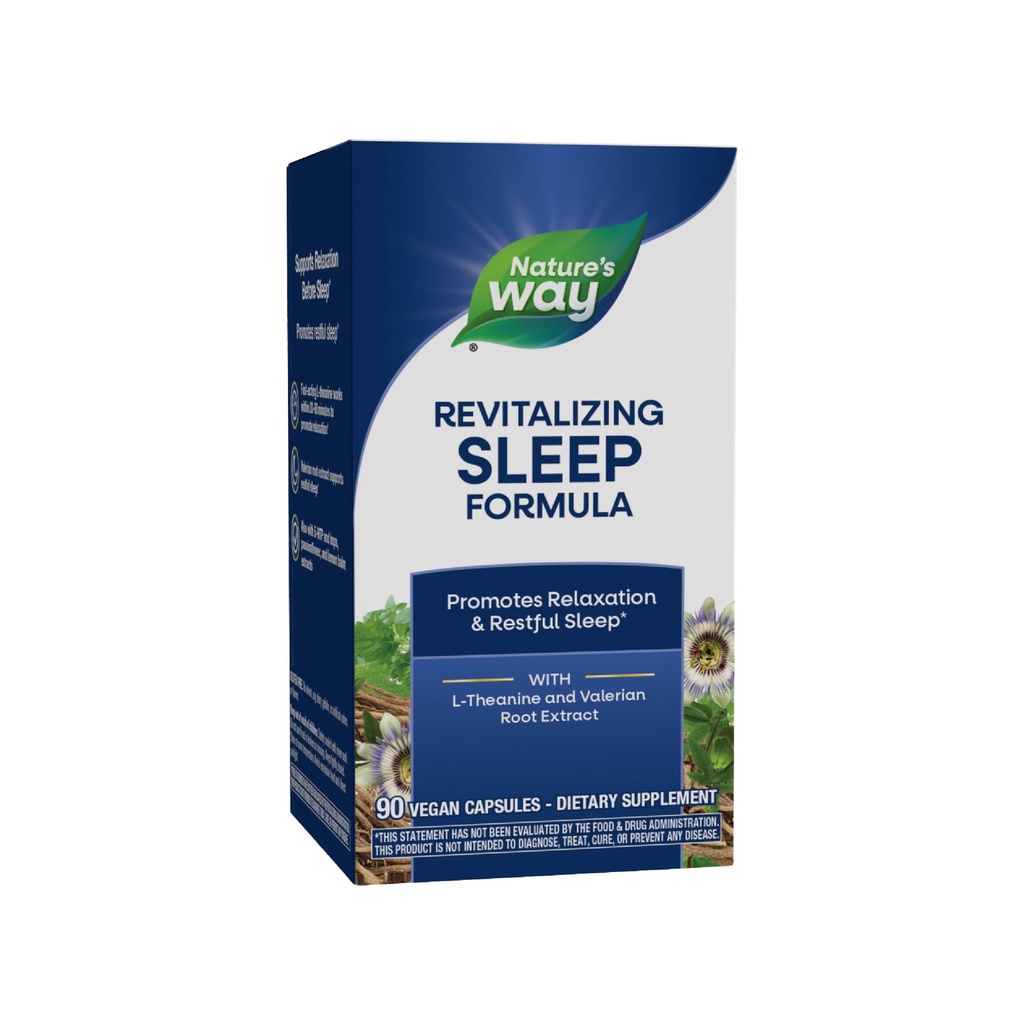 Naturens sätt trött på fantastiska! Revitalizing Sleep Formel, främjar lugn sömn *, 90 kapslar