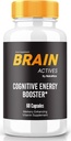 Brain Actives Capsules - Daglig supportformel med en balanserad blandning för fokus, varning och koncentration | Easy-to-Take Pills för Everyday Wellness (60 kapslar)