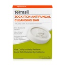 terrasil Antifungal Jock Itch Soap för män, snabb lindring och behandling från Burning, Itchy Skin, All-Natural Moisturizing Ingredients, Dermatolog Testad, 75g Bar