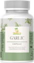 Organiska vitlökskapslar - 500mg Vegan Herbal Garlic Pills - 60 organiska kapslar för hjärtat Wellness, immunstöd och energiökning - Icke-GMO, Glutenfri