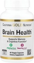 Kalifornien Gold Nutrition Brain Health med Alpha-Glycerophosphorylcholine, Calcium, Phosphorus och Phosphatidylserine, 60 Veggie Capsules