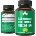 Nikotinamid Riboside NR Supplement. NMN Alternativ NAD Supplement + Niacinamide för NAD + nivåer som vi ålder. Tredje part testade, icke-GMO, Gluten Free, Vegan NR Vitamin Supplements för kvinnor och män