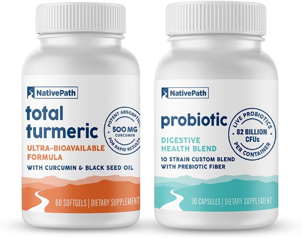 NativePath tar tillsammans bundle, probiotisk och gurkmeja 30 portioner