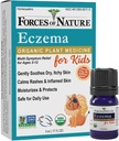 Forces of Nature Eczema Control för barn, känslig, torr och itchy hudhjälp, steroidfri hudvård för flare-ups, eksembehandling för barn, organisk homeopatisk medicin, snabbverkande, 0.17 FL OZ