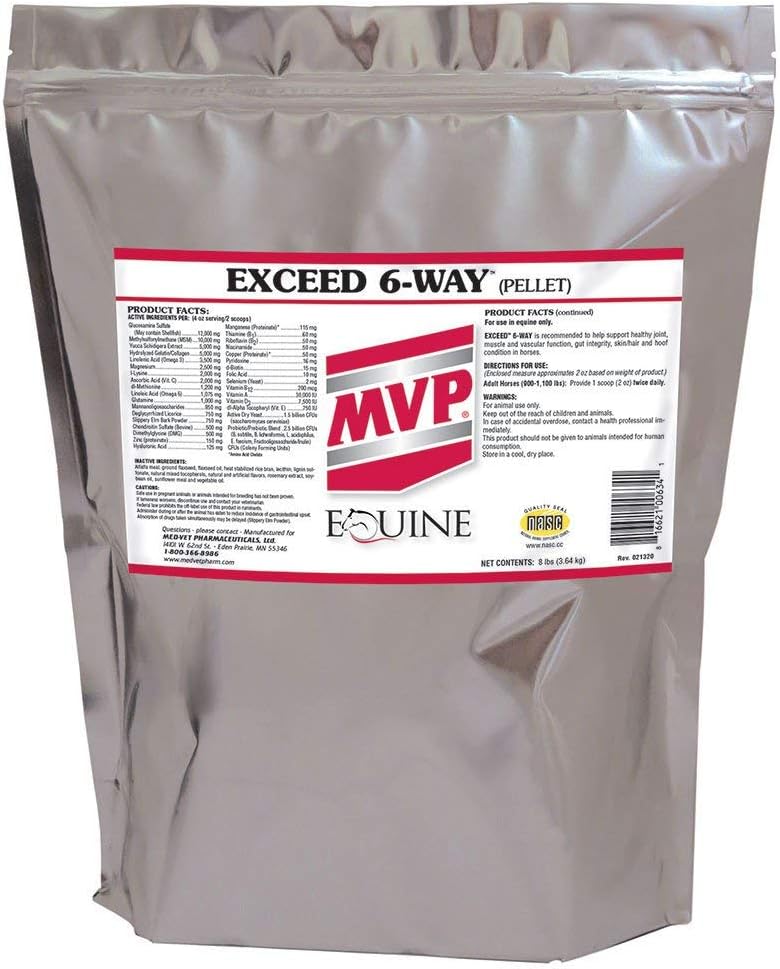 Med Vet Exceed 6 Way Pellets, 8 pund