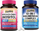 Inositol Supplement 120 kapslar och 10 i 1 Magnesium Komplex 120 kapslar