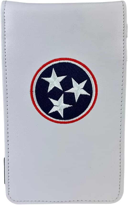 Sunfish Tennessee State Flag Leather Golf Scorecard och Yardage Book Holder