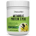 NaturalSlim Proteinpulver med vitaminer och mineraler Metabolic C-Plus - Meal Replacement Powder Fortified med vitamin C, Zink & Amino Acid - Chocolate Protein Powder 10 Servings 1.1 lb.