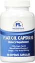 Progressiva Labs Flax Oil Capsules Supplement, 1000 mg, 90 greve