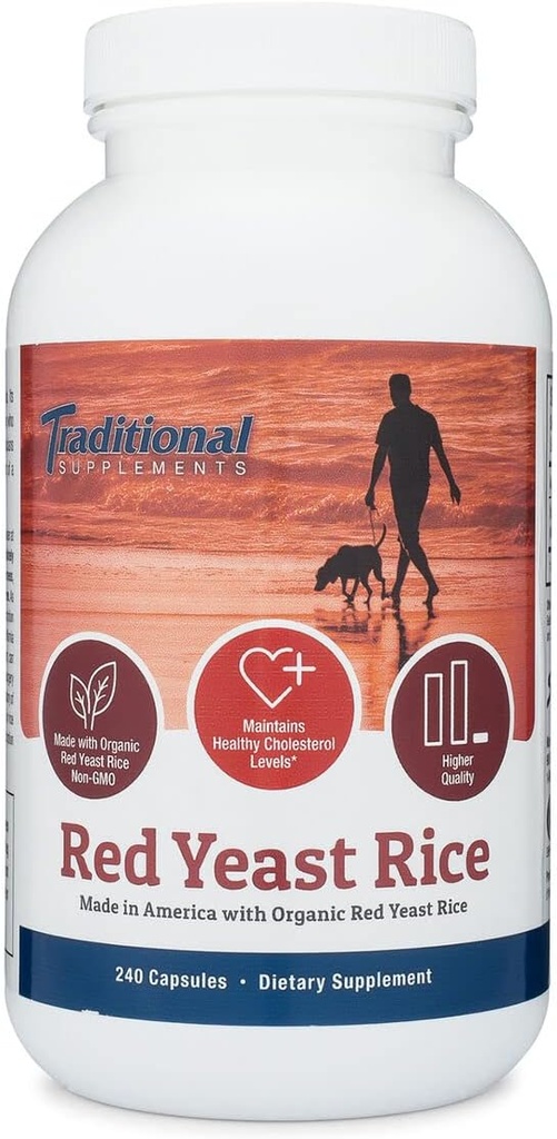 Traditionella kosttillskott Red Yeast Rice