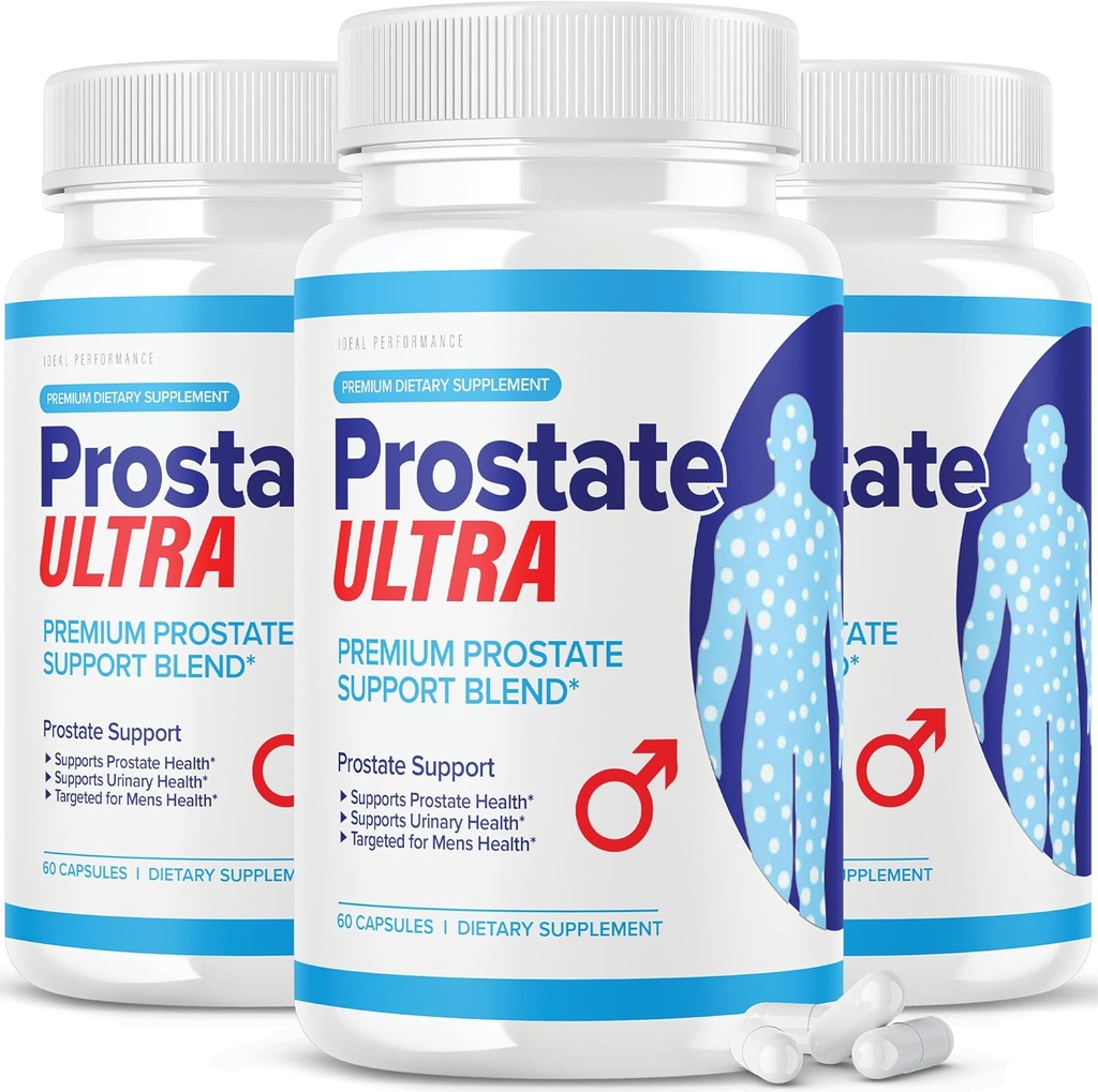 (3 Pack) Prostata Ultra Supplements for Men Prostate Health Formel (180 kapslar)