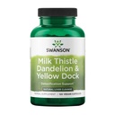 Swanson Milk Thistle, Dandelion & Yellow Dock - Herbal Liver Support Supplement - Naturligt tillskott som hjälper till att upprätthålla övergripande hälsa och välbefinnande - (120 kapslar) (1 Pack)