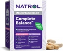 Natrol Komplett Balans, Kosttillskott för klimakteriet Relief, AM / PM Menopause Relief för kvinnor, 60 kapslar, upp till en 30 dagars leverans
