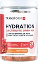 TransformHQ Hydration Drink Mix (21 Single-Serving Packets, Fruit Punch) - Hydration Supplement Blend med vitaminer och elektrolyter