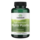 Swanson Muira Puama Root Sexuell Hälso Virility Boost Support Mäns Kvinnors Supplement 400 mg 90 kapslar