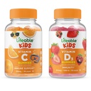 Livlig vitamin D Kids + Vitamin C Kids, Gummies Bundle - Great Tasting, Vitamin Supplement, Gluten Free, GMO Free, Chewable Gummy