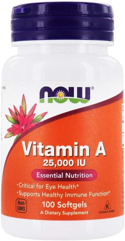 Nu livsmedel - vitamin A 25000 IE - 100 Softgels