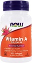 Nu livsmedel - vitamin A 25000 IE - 100 Softgels
