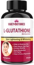 SPEC VAREY BOTANICS L-Glutathione Skin Whitening och Lightening Capsules med vitamin C & E, Biotin och Grape Seed Extract-1000 mg-för Män och kvinnor - 60 kapslar