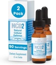 Waiora NCD2 Aktiverade flytande Zeolite droppar, blanda i mat / dryck, naturlig kropp rengöring och främja immunstöd, all naturlig, pH Balance Zeolite flytande droppar - 2 flaskor (0,5 uns. ea.) 180 serv.