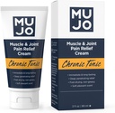 MUJO Chronic Tonic Muscle & Joint Pain Relief Cream - Fast-Acting, Long-Lasting Organic Ingredients - Djup Penetrating för artrit / Sprains - 3 fl oz