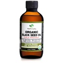 Organic Black Seed Oil - USDA Certified Cold Pressed Glass Bottle Över 1,5% Thymoquinone 3X Styrka Turkiska Black Cumin Nigella Sativa Non-GMO 100% Pure Blackseed Oil (4oz Glass Bottle)