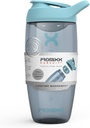 Promixx Pursuit Protein Shaker Bottle (24 oz) - Silent No-Ball Mixer, Leak-Proof Lid, BPA / BPS & Phthalate-Free ECOZEN - Easy-Clean Shaker Cup för Protein Shakes, Pre & Post-Workout Smoothies