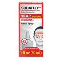 Sudafed Sinus Severe Original Nasal Spray, 12 Hour Nasal Spray Decongestant för snabb, kraftfull överbelastning lindring på grund av kylor eller allergier, Oxymetazoline HCl .05% Nose Spray, 1 mr oz