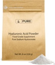 PURE ORIGINAL INGREDIENTS Hyaluronsyra (8 oz) Vattenlösligt, Fint pulver