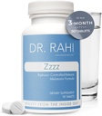 Dr Rahi Melatonin 5mg med Calcium och B6 Sleep Support Supplement, tillverkad i USA, Melatonin 5 mg tabletter för djup sömn, lugn sömn, avkopplande sömn, naturlig sömnhjälp för vuxna, Zzzz - Melatonin