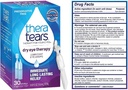 TheraTears Dry Eye Therapy Lubricating Eye Drops för torra ögon, konserveringsfria ögondroppar, 30 Single-Use Vials (3 Pack)
