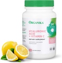 Organika Hyaluronic Acid Supplement med vitamin C (90 Vegetable Capsules): Symbiotic Joint Wellness, Collagen, & Skin Hydration Powerhouse - Förbättrad Hyaluronic Acid Supplements för Mobility & Beauty