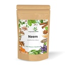 Ren och naturlig Neem lämnar pulver för Pimple-fri Clear Skin, Silky Hair & Hair Cleanser. (Neem Leaf Powder 145gm/5Oz)