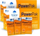 Trace Minerals | Power Pak Electrolyte Powder Packets | 1200 mg Vitamin C, Zink, Magnesium | Öka immunitet, Hydration och naturlig energi | Orange Blast | 60 Packets