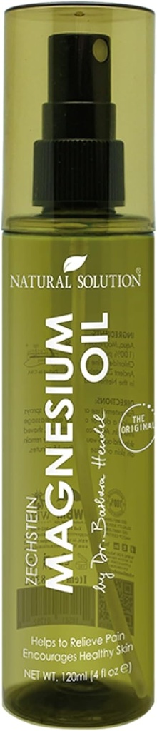Natural Solution Pure Zechstein Magnesium Oil Spray, Ultra-Pure och Effective, Natural Relief & Sleep Support - 4 Oz, Fast-Absorberande Magnesium Spray för muskel, stressavlastning och bättre sömn
