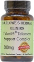 Barlowes Herbal Elixirs Telos95® Telomere Support Complex | Avancerad cellulär hälsa och livslängd Formel | 500mg med Astragalus Extract | Non-GMO, Stearate-Free, Glass Bottled