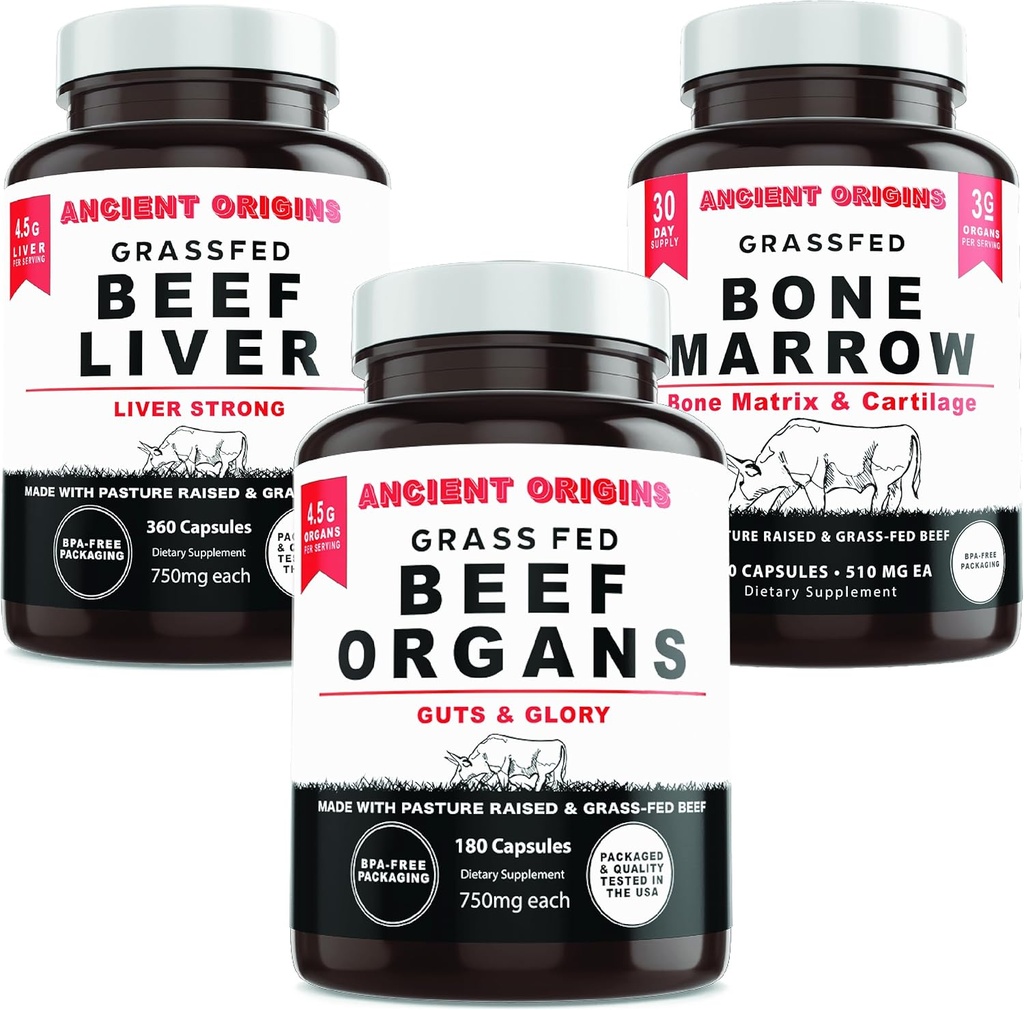 Ancient Origins Starter Pack: Grass Fed Liver, Organ och Marrow