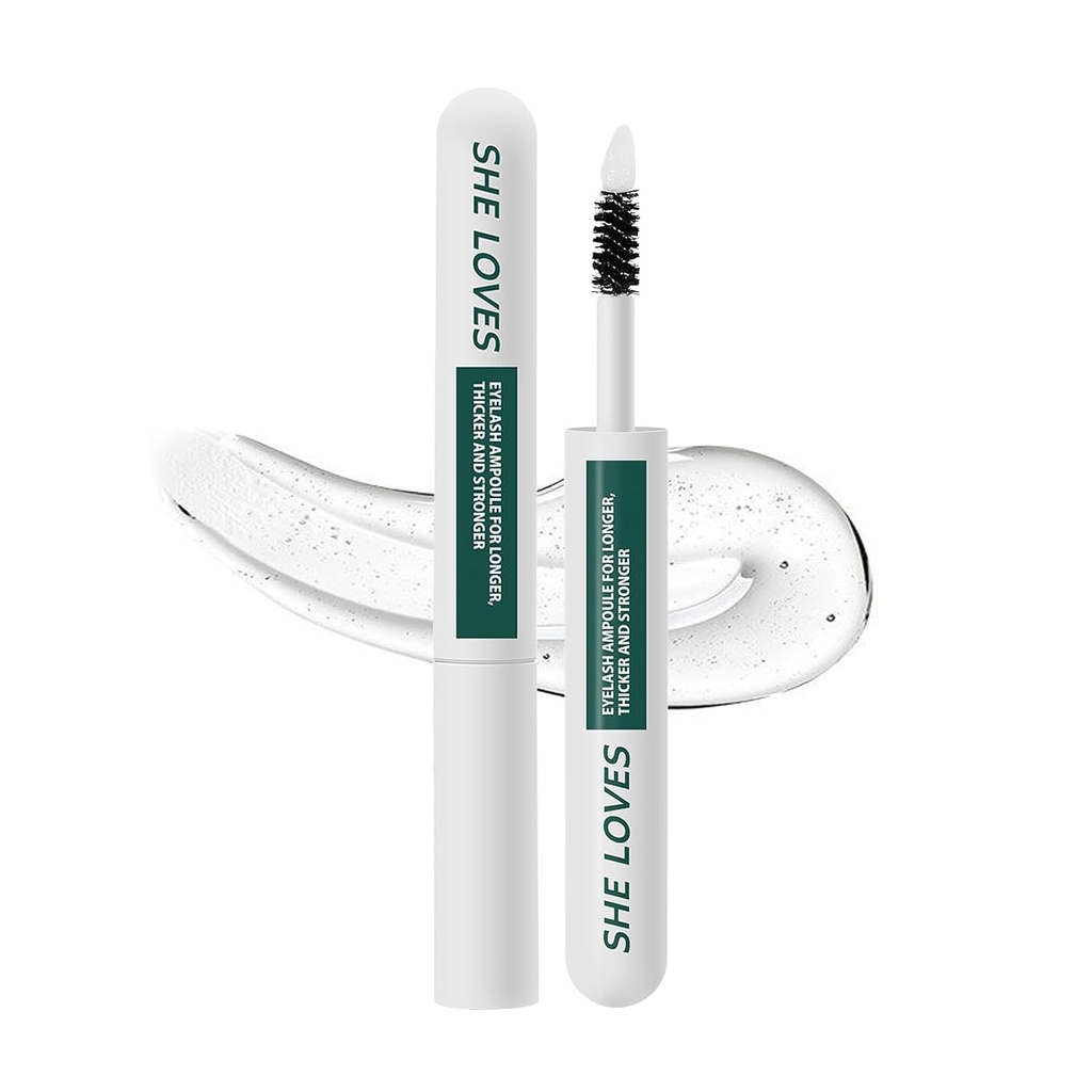 Avancerad Eyelash Growth Serum 2-i-1 Brush Head för att växa fransar för längre, tjockare, starkare