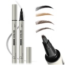 Microblading Eyebrow Pencil, Liquid Magical Multi-Tip Eyebrow Pencils för kvinnor, Vattentät Eyebrow Pen för Natural Brow, Långvarig Eyebrow Dye med hår som Strokes Brows Makeup Pen