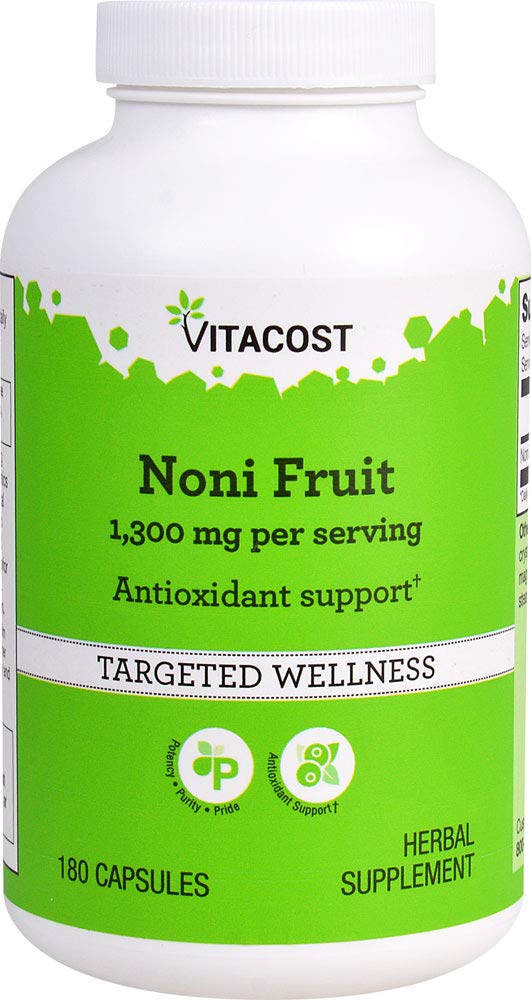 Vitakost Noni Fruit - 1300 mg per portion - 180 kapslar