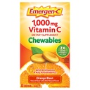 Emergen-C Chewable Vitamin C 1000mg, med B-vitaminer och antioxidanter tablett (40 greve, orange Blast smak), kosttillskott