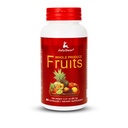 Frukttillskott - 90 Totala vegetariska kapslar | Balans av naturliga 16 hela frukter Blend | Färsk Superfood Formel med vitaminer och mineraler